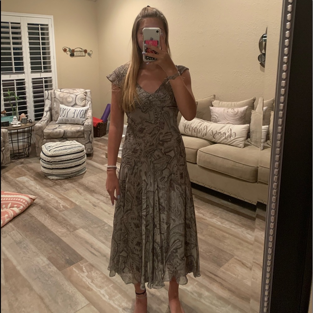 Patterned vintage dress